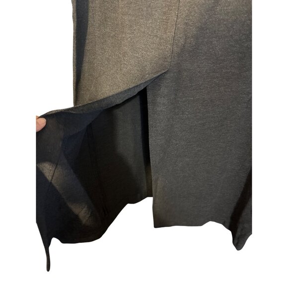 Gap Womens Maxi Skirt Size 12 Polyester/Viscose Blend Charcoal Gray - Picture 6 of 6